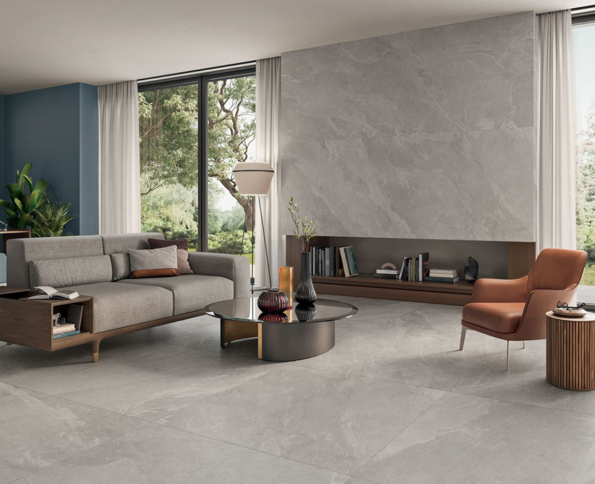 Toute la puissance expressive dans la grande assiette